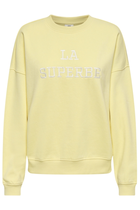 Jacqueline de Yong jdymesa l/s o-neck emb sweat jrs no